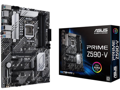ASUS PRIME Z590-V LGA 1200 Intel Z590 SATA 6Gb/s ATX Intel Motherboard