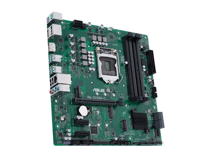ASUS Pro Q570M-C/CSM LGA1200 (Intel 10th & 11th Gen) mATX Commercial Motherboard (PCIe 4.0, 1 LAN, Front Panel USB 3.2 Gen 1 Type-C, Intel vPro, 2 x DisplayPorts, TPM 2.0 IC Onboard, COM Debug Header, ASUS-exclusive Self-recovering BIOS)