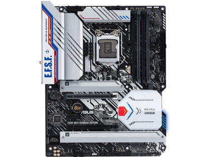 ASUS Z590 WIFI GUNDAM EDITION LGA 1200 Intel Z590 SATA 6Gb/s ATX Intel Motherboard