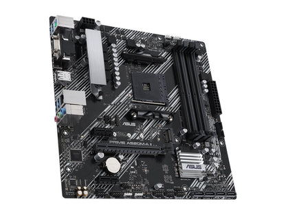 ASUS PRIME A520M-A II/CSM AMD AM4 (Ryzen 5000 Series) Micro ATX Commercial Motherboard (ECC Memory, M.2 Support, 1Gb Ethernet, DP/HDMI 2.1/D-Sub, 4K@60HZ, USB 3.2 Gen 1 Type-A, ARGB Header with AURA Sync and ASUS Control Center Express)