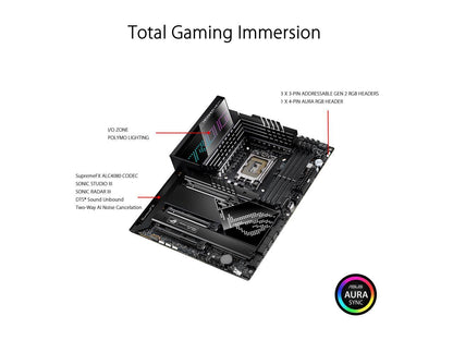 ASUS ROG Maximus Z690 Hero(WiFi 6E) LGA 1700(Intel®12th&13th Gen) ATX gaming motherboard(PCIe 5.0,DDR5, 20+1 90A power stages,2.5Gb LAN,Bluetooth V5.2,2x Thunderbolt 4 ports,5xM.2/NVMe SSD,Front panel USB 3.2 Gen 2x2 Type-C connector)