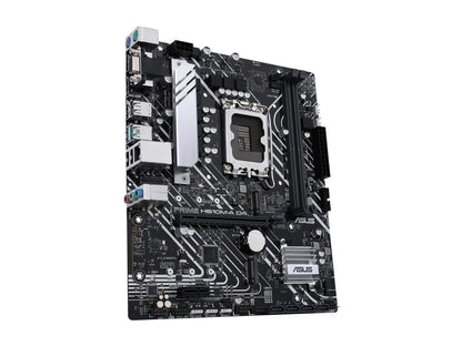 ASUS PRIME H610M-A D4-CSM LGA 1700 (Intel 12th & 13th Gen) Micro-ATX Commercial Motherboard (PCIe 4.0, DDR4, 2xM.2 slots, 1Gb LAN, rear USB 3.2 Gen 2 ports, DP/HDMI/D-Sub, SPI-TPM header, ACCE)