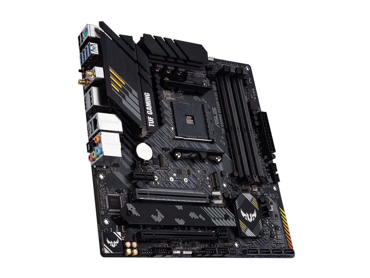 ASUS TUF GAMING B550M-PLUS WIFI II AM4 AMD B550 SATA 6Gb/s Micro ATX AMD Motherboard