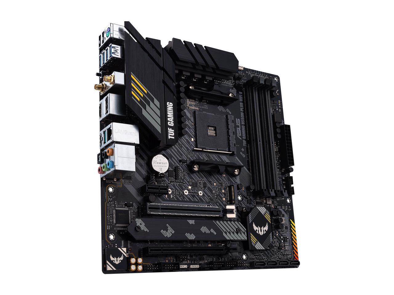ASUS TUF GAMING B550M-PLUS WIFI II AM4 AMD B550 SATA 6Gb/s Micro ATX AMD Motherboard