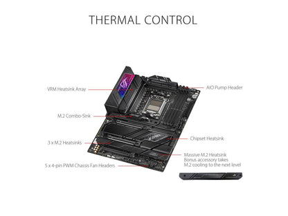 ASUS ROG STRIX X670E-E GAMING WIFI 6E Socket AM5 (LGA 1718) Ryzen 7000 ATX gaming motherboard(18+2 power stages,PCIe 5.0, DDR5 support, four M.2 slots with heatsinks, USB 3.2 Gen 2x2, WiFi 6E, AI Cooling II,PCIe Slot Q-Release, M.2 Q-Latch)