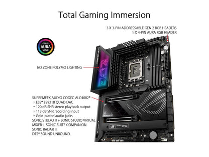 ASUS ROG Maximus Z790 Hero (WiFi 6E) LGA 1700 (Intel 13th&12th Gen) ATX Gaming Motherboard (PCIe 5.0, DDR5, 20+1 Power Stages, 2.5Gb LAN, Bluetooth V5.2, 5x M.2/NVMe SSD, 2x Thunderbolt 4, Bundle with PCIe 5.0 Hyper M.2 Card)