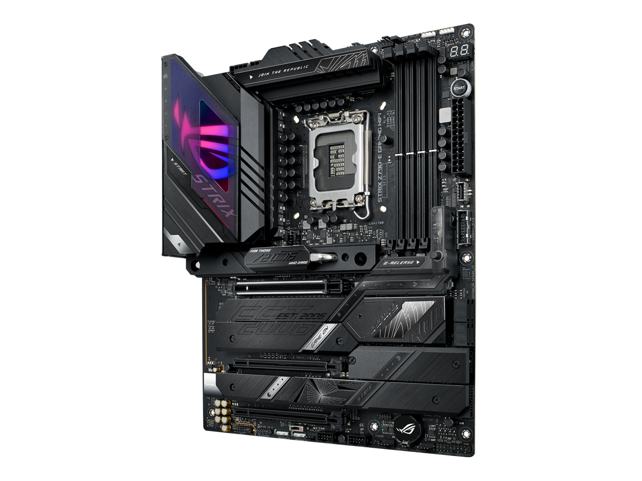 ASUS ROG Strix Z790-E Gaming WiFi 6E LGA 1700 (Intel 12th&13th Gen) ATX Gaming Motherboard (PCIe 5.0, DDR5, 18+1 Power Stages, 2.5Gb LAN, Bluetooth 5.2, Thunderbolt 4, Support up to 5xM.2, 1xPCIe 5.0 M.2, Front Panel USB 3.2 Gen 2x2 Type-C)