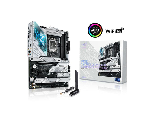 ASUS ROG Strix Z790-A Gaming WiFi D4 LGA1700(Intel®13th&12th Gen) ATX gaming motherboard(16+1 power stages,DDR4,4xM.2 slots, PCIe® 5.0,WiFi 6E,USB 3.2 Gen 2x2 Type-C® with PD 3.0 up to 30W)