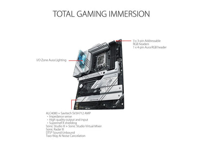 ASUS ROG Strix Z790-A Gaming WiFi D4 LGA1700(Intel®13th&12th Gen) ATX gaming motherboard(16+1 power stages,DDR4,4xM.2 slots, PCIe® 5.0,WiFi 6E,USB 3.2 Gen 2x2 Type-C® with PD 3.0 up to 30W)