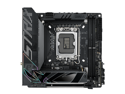 ASUS ROG Strix Z790-I Gaming WiFi 6E LGA 1700 (Intel®13th&12th Gen) mini-ITX gaming motherboard (PCIe 5.0,DDR5,10+1 power stages,Thunderbolt 4,2.5 Gb LAN,USB 3.2 Gen 2x2 front panel Type-C,2x M.2/NVMe SSD)
