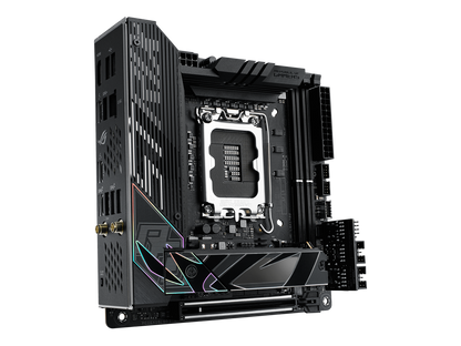 ASUS ROG Strix Z790-I Gaming WiFi 6E LGA 1700 (Intel®13th&12th Gen) mini-ITX gaming motherboard (PCIe 5.0,DDR5,10+1 power stages,Thunderbolt 4,2.5 Gb LAN,USB 3.2 Gen 2x2 front panel Type-C,2x M.2/NVMe SSD)