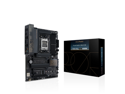 ASUS ProArt B650-Creator Socket AM5 (LGA 1718) Ryzen 7000 ATX content creator motherboard(PCIe 5.0,DDR5,M.2 slot supports PCIe 5.0, 2.5G & 1G LAN, USB 3.2 Gen2 Type-C front panel connector with Quick charge 4+)