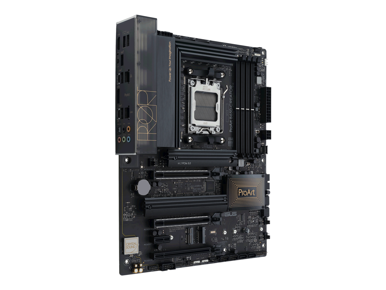 ASUS ProArt B650-Creator Socket AM5 (LGA 1718) Ryzen 7000 ATX content creator motherboard(PCIe 5.0,DDR5,M.2 slot supports PCIe 5.0, 2.5G & 1G LAN, USB 3.2 Gen2 Type-C front panel connector with Quick charge 4+)