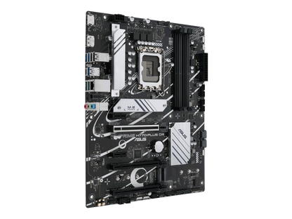 ASUS Prime H770-PLUS D4 Intel H770( 13th and 12th Gen) LGA 1700 ATX motherboard with PCIe 5.0, 3xPCIe 4.0 M.2 slots, DDR4, 2.5Gb LAN, DisplayPort, HDMI, USB 3.2 Gen 2 Type-C, Thunderbolt™ (USB4) support, Aura Sync