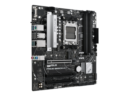 ASUS PRIME B650M-A II-CSM Micro-ATX commercial motherboard, DDR5 6400+(OC), PCIe 5.0 M.2 support, Realtek 2.5Gb Ethernet, DisplayPort, VGA, HDMI, SATA 6 Gbps, USB 3.2 Gen 2 ports, front USB 3.2 Gen 1 Type-C, BIOS FlashBack, Arua Sync