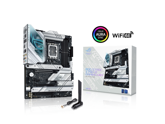 ASUS ROG Strix Z790-A Gaming WiFi LGA 1700(Intel 12th Gen&13th Gen) ATX gaming motherboard(16 + 1 power stages, DDR5, four M.2 slots, PCIe 5.0, WiFi 6E, USB 3.2 Gen 2x2 Type-C with PD 3.0 up to 30W, Aura Sync RGB)