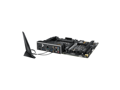 ASUS TUF GAMING B760-PLUS WIFI Intel B760 (13th and 12th Gen) LGA 1700 ATX motherboard with PCIe 5.0, three PCIe 4.0 M.2 slots, DDR5, Realtek 2.5Gb Ethernet, DisplayPort, HDMI, SATA 6 Gbps, USB 3.2 Gen 2x2 Type-C, front USB 3.2 Gen 2 Type C