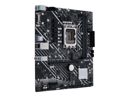 ASUS PRIME H610M-E D4-CSM LGA 1700(Intel 12th&13th Gen) mATX commercial motherboard (PCIe 4.0,DDR4,2xM.2 slots,1Gb LAN,DisplayPort/HDMI/D-Sub,USB 3.2 Gen 1 ports,COM header, RGB header,ACCE