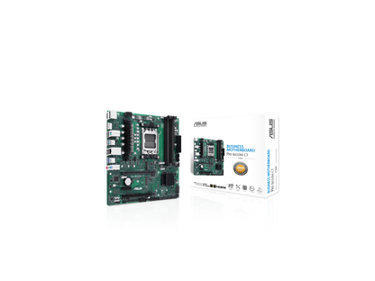 ASUS Pro B650M-CT-CSM AMD B650(Ryzen 7000) Micro-ATX Commercial motherboard(DDR5,2xM.2 slots, PCIe 5.0 M.2 slot, USB 3.2 Gen 2 ports, front USB 3.2 Gen 1 Type-C, TPM IC onboard, M.2 Key E slot, Q-LED Core, Mono-out header (with Amp IC),