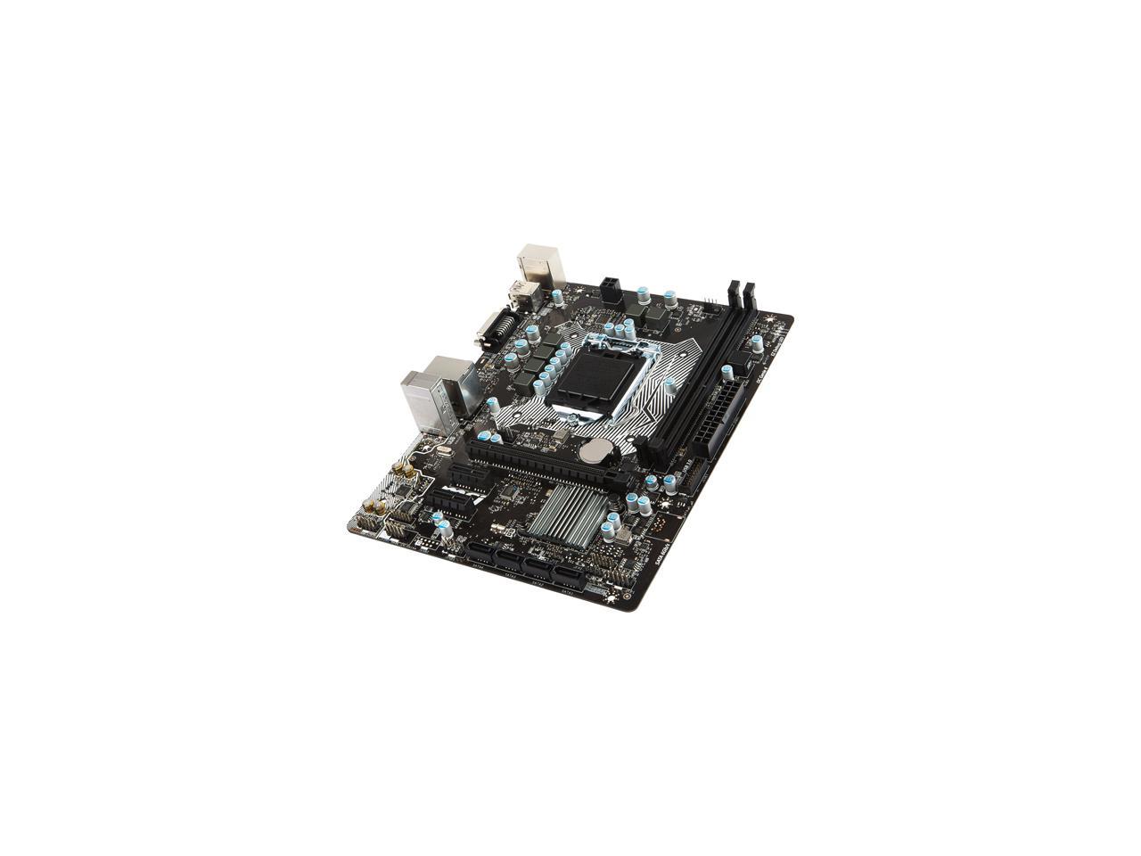 MSI H110M PRO-D LGA 1151 Intel H110 SATA 6Gb/s USB 3.1 Micro ATX Intel Motherboard