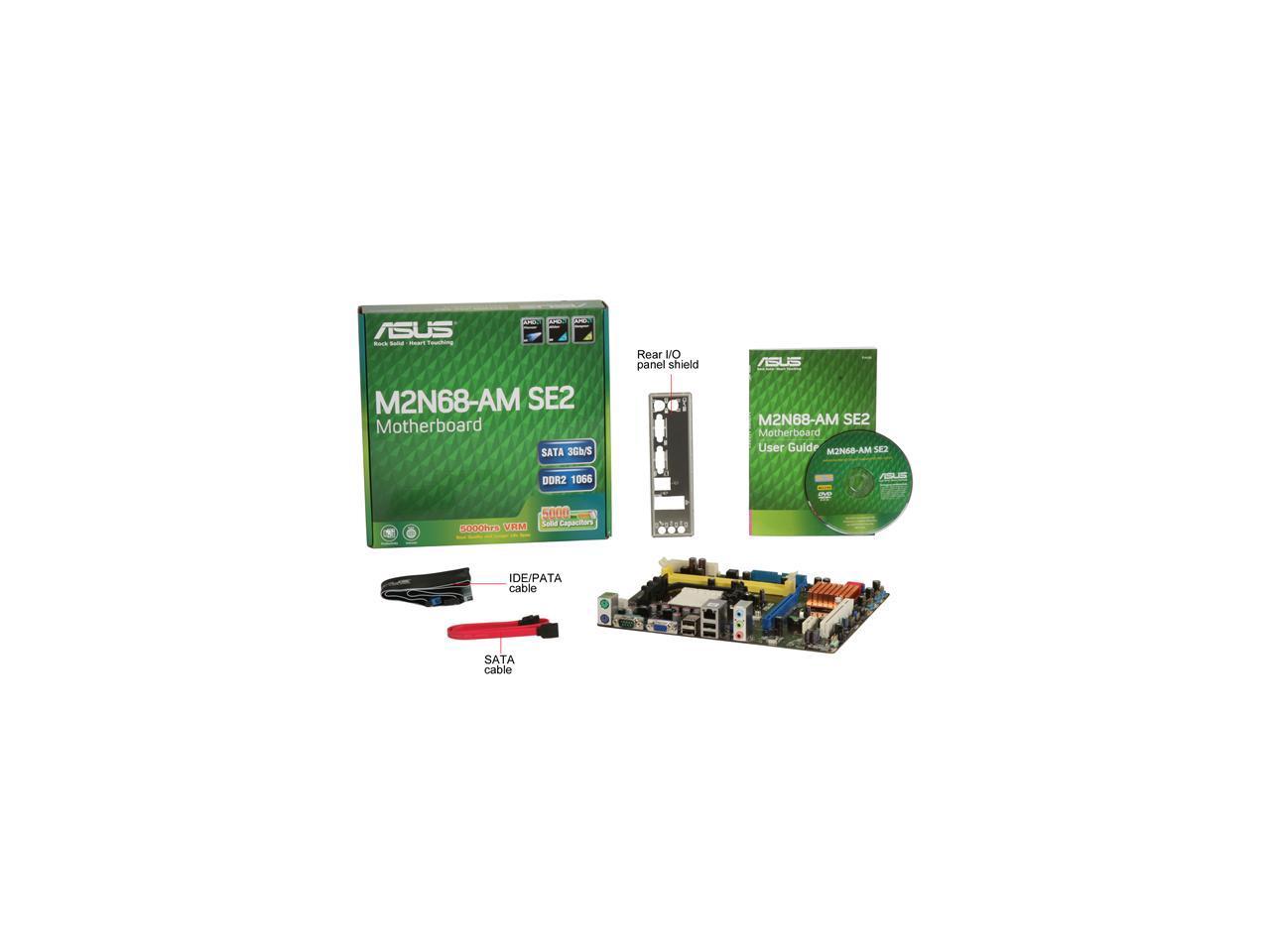 ASUS M2N68-AM SE2 AM2+/AM2 NV Geforce 7025 / nForce 630a chipset AMD Motherboard