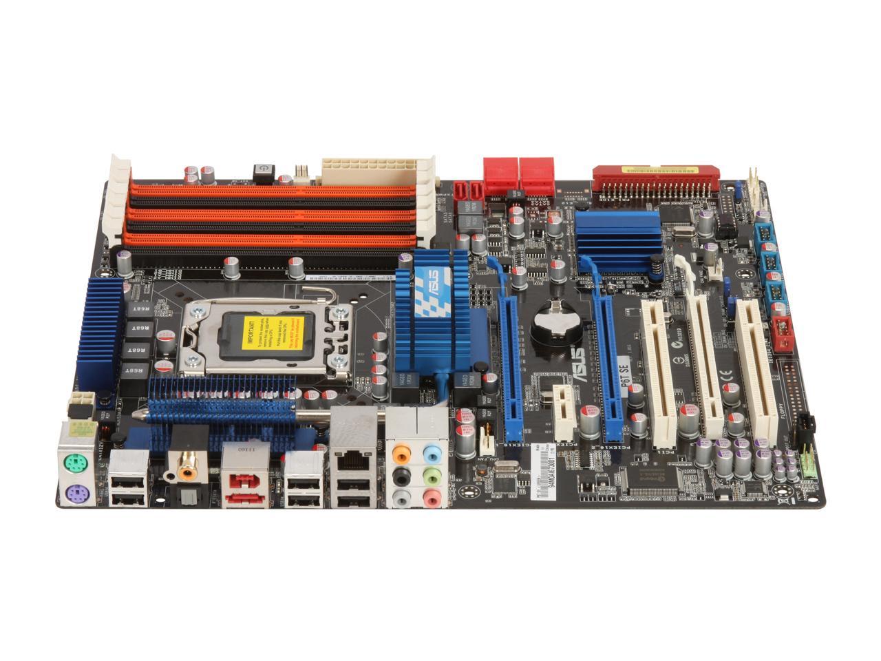 ASUS P6T SE LGA 1366 Intel X58 ATX Intel Motherboard