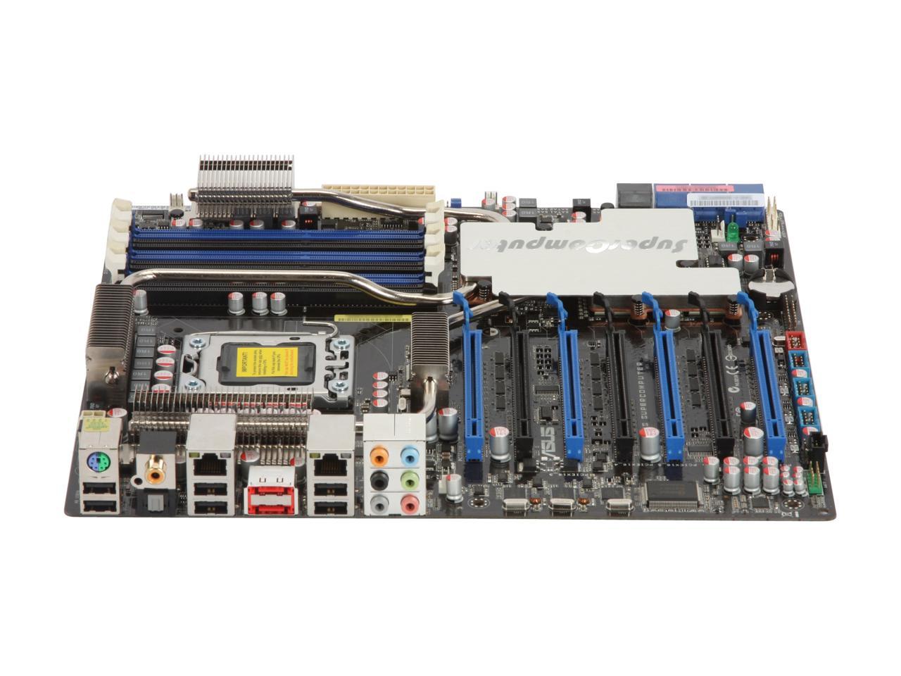 ASUS P6T7 WS Supercomputer "Ultimate Gamer" choose 3Way SLI + PhysX at Real X16 X58 CEB Intel Motherboard