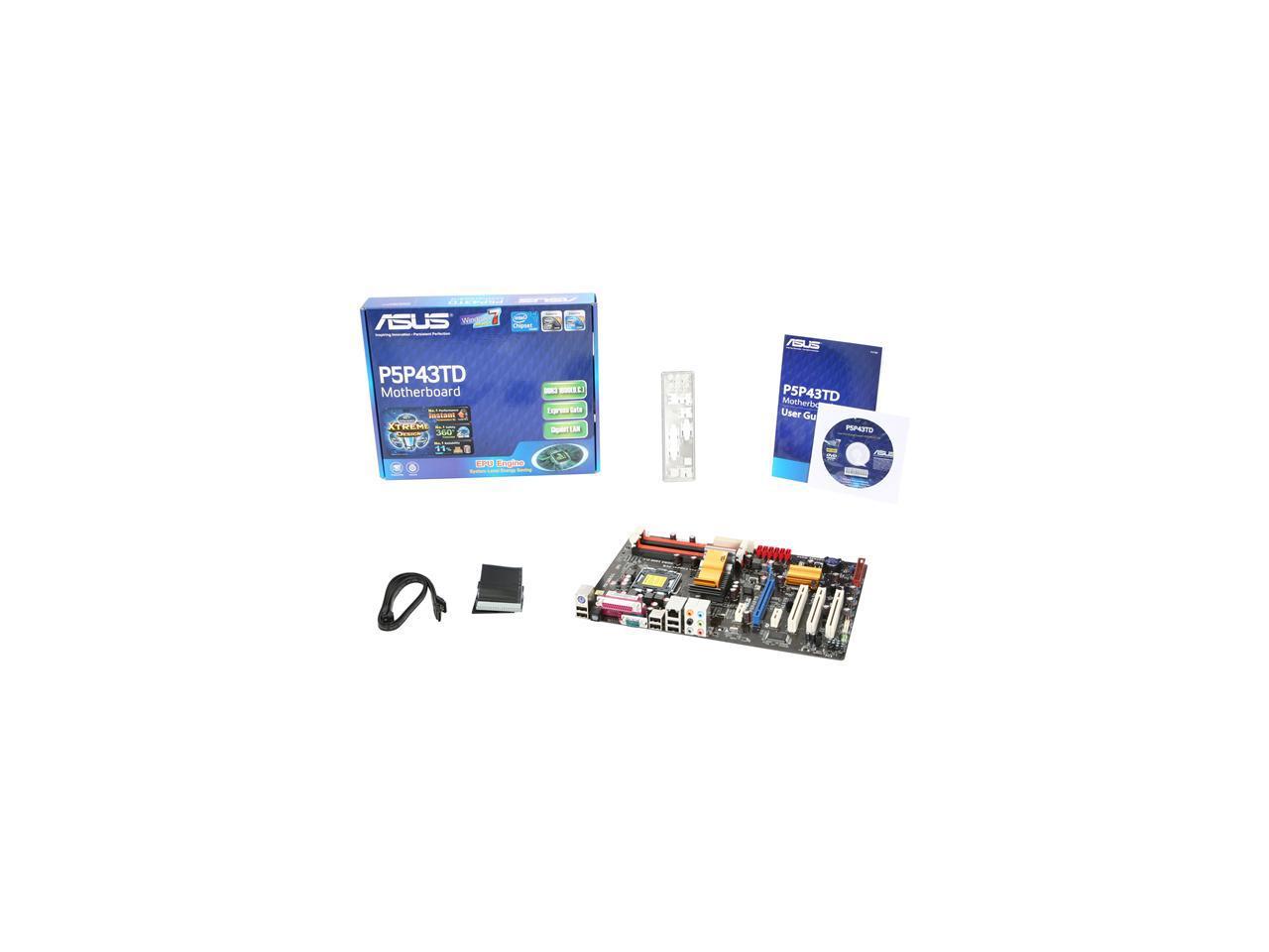 ASUS P5P43TD LGA 775 Intel P43 ATX Intel Motherboard