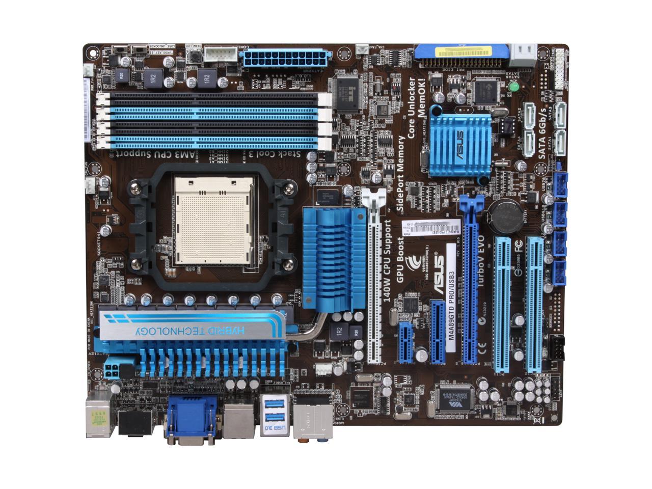 ASUS M4A89GTD PRO/USB3 AM3 AMD 890GX SATA 6Gb/s USB 3.0 HDMI ATX AMD Motherboard