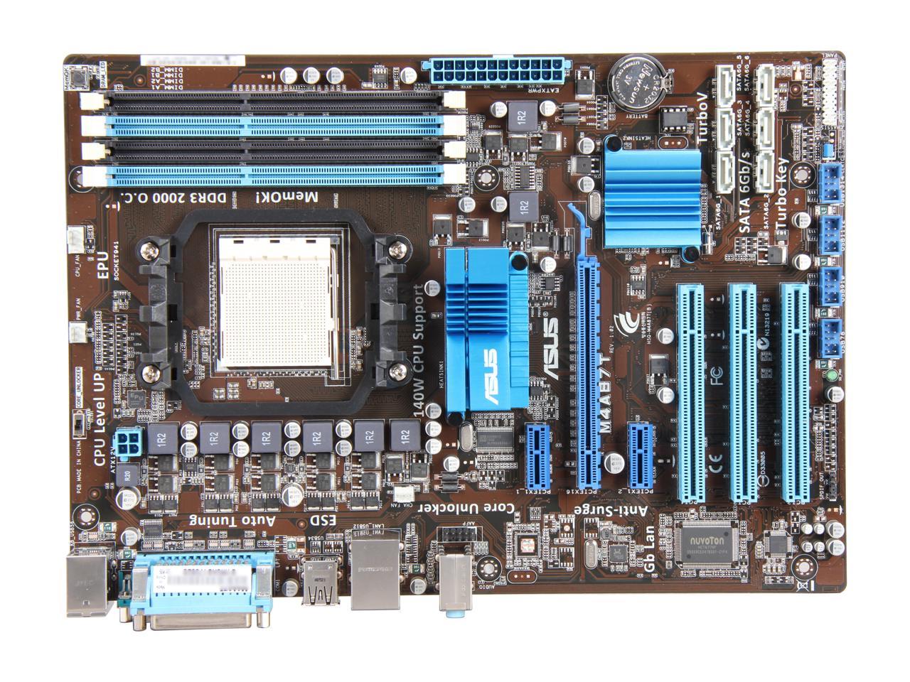 ASUS M4A87T AM3 AMD 870 SATA 6Gb/s ATX AMD Motherboard