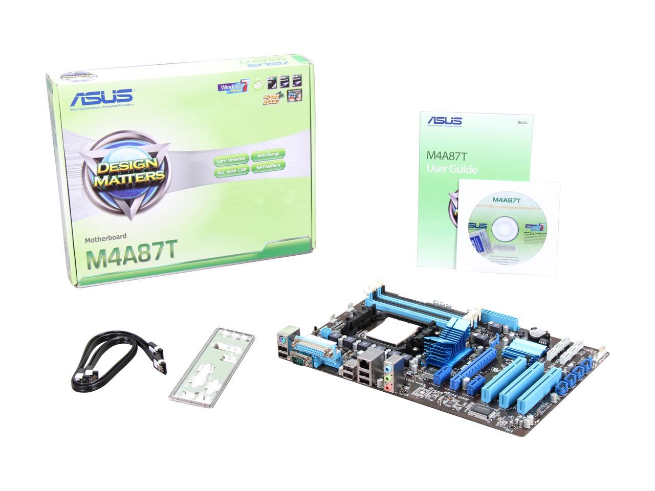 ASUS M4A87T AM3 AMD 870 SATA 6Gb/s ATX AMD Motherboard
