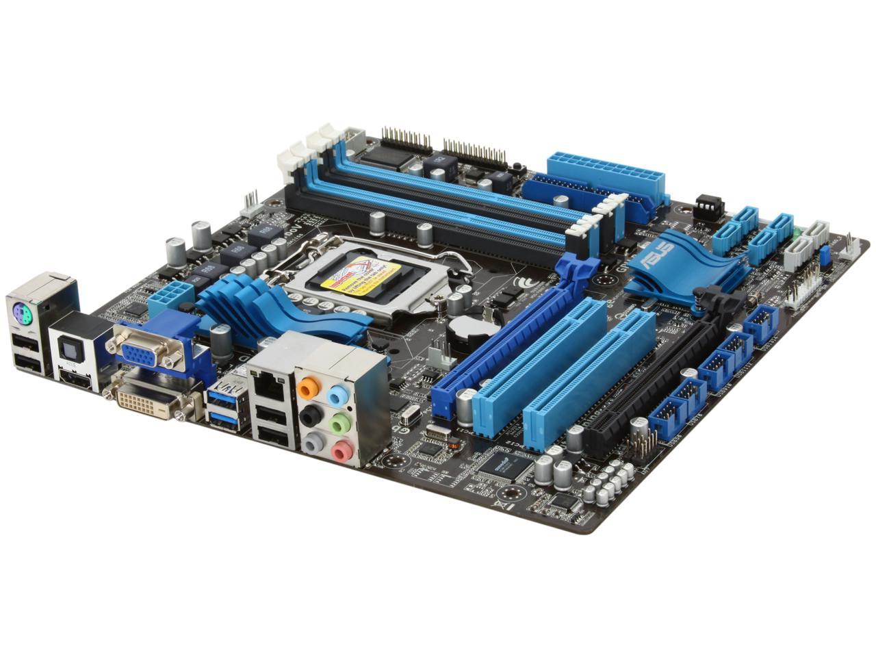 ASUS P8H67-M PRO/CSM (REV 3.0) LGA 1155 Intel H67 HDMI SATA 6Gb/s USB 3.0 Micro ATX Intel Motherboard