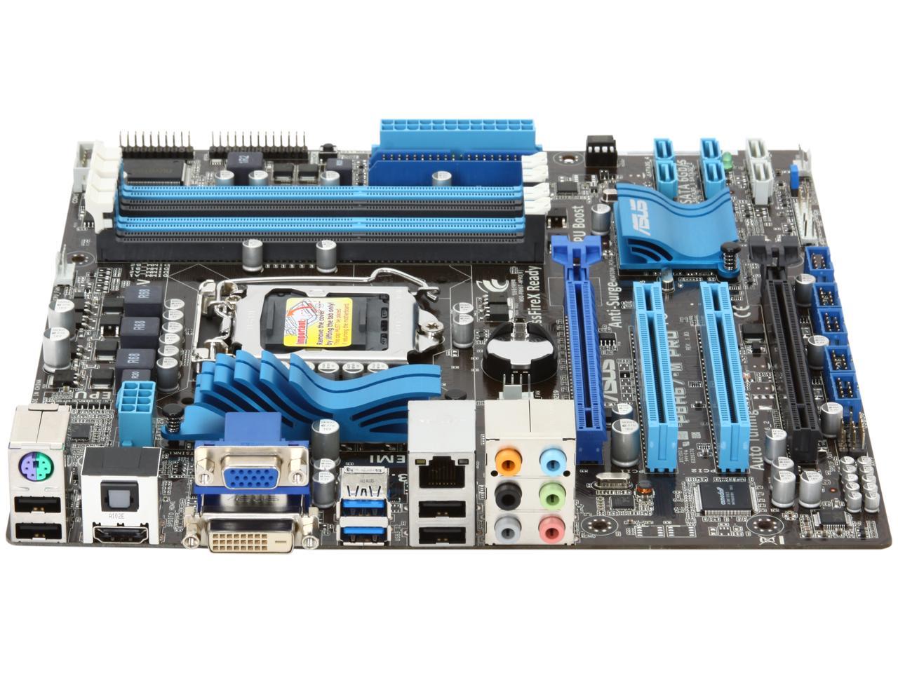 ASUS P8H67-M PRO/CSM (REV 3.0) LGA 1155 Intel H67 HDMI SATA 6Gb/s USB 3.0 Micro ATX Intel Motherboard