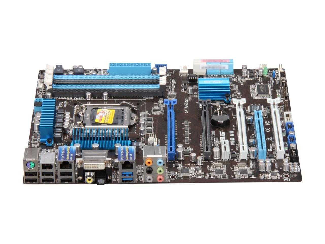 ASUS P8B WS LGA 1155 Intel C206 ATX Intel Xeon E3 Server/Workstation Motherboard