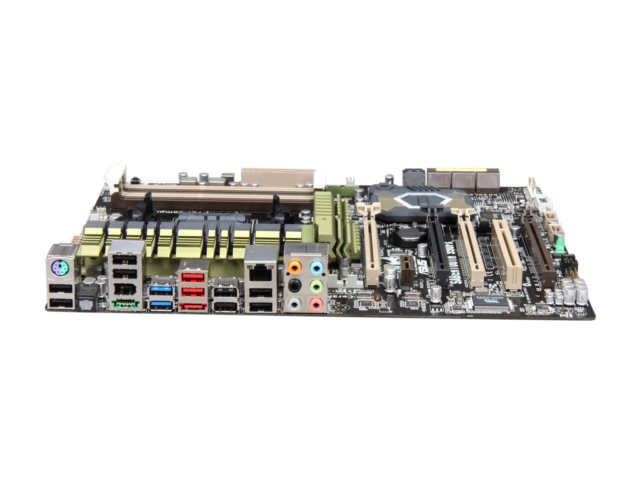 ASUS Sabertooth 990FX AM3+ AMD 990FX + SB950 SATA 6Gb/s USB 3.0 ATX AMD Motherboard with UEFI BIOS