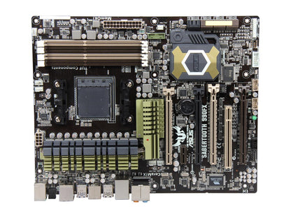 ASUS Sabertooth 990FX AM3+ AMD 990FX + SB950 SATA 6Gb/s USB 3.0 ATX AMD Motherboard with UEFI BIOS
