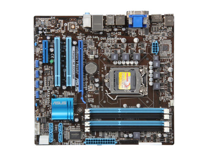 ASUS P8Q67-M DO/CSM (REV 3.0) LGA 1155 Intel Q67 SATA 6Gb/s Micro ATX Intel Motherboard with UEFI BIOS