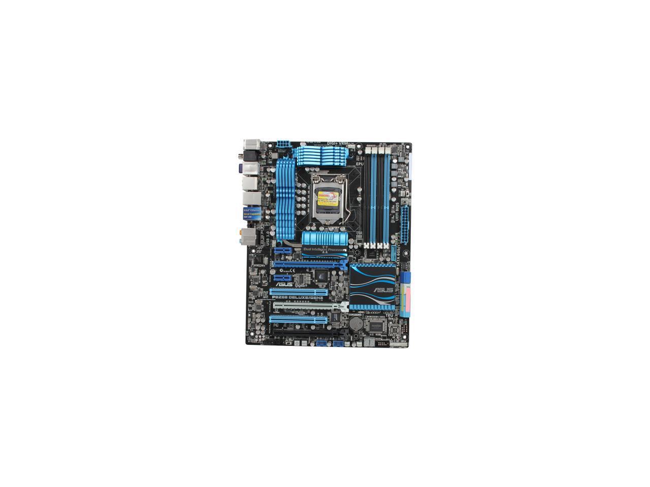 ASUS P8Z68 DELUXE/GEN3 LGA 1155 Intel Z68 SATA 6Gb/s USB 3.0 ATX Intel Motherboard with UEFI BIOS