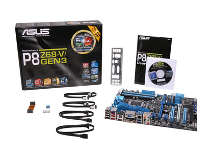 ASUS P8Z68-V/GEN3 LGA 1155 Intel Z68 HDMI SATA 6Gb/s USB 3.0 ATX Intel Motherboard with UEFI BIOS
