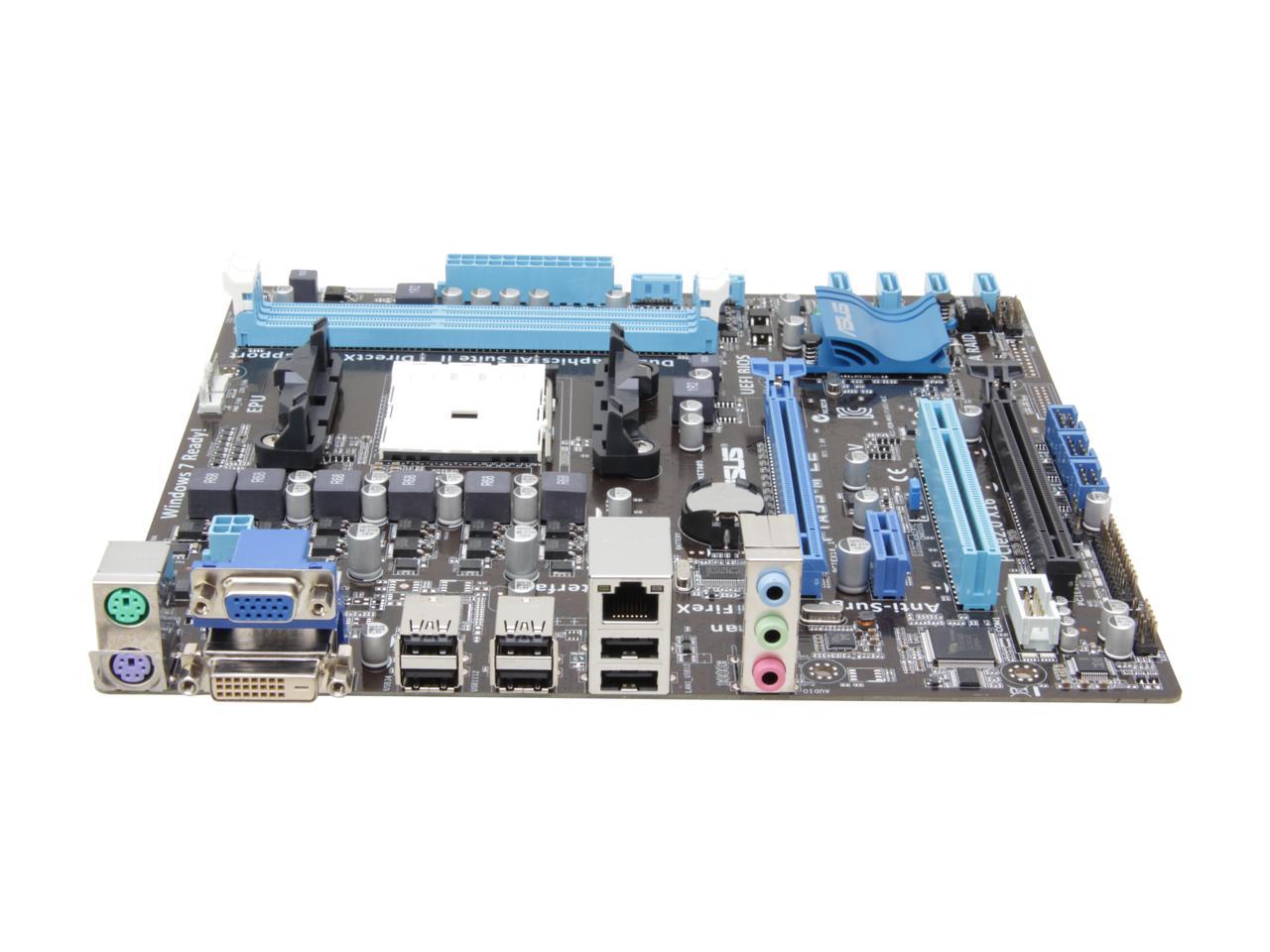 ASUS F1A55-M LE FM1 AMD A55 (Hudson D2) Micro ATX AMD Motherboard with UEFI BIOS
