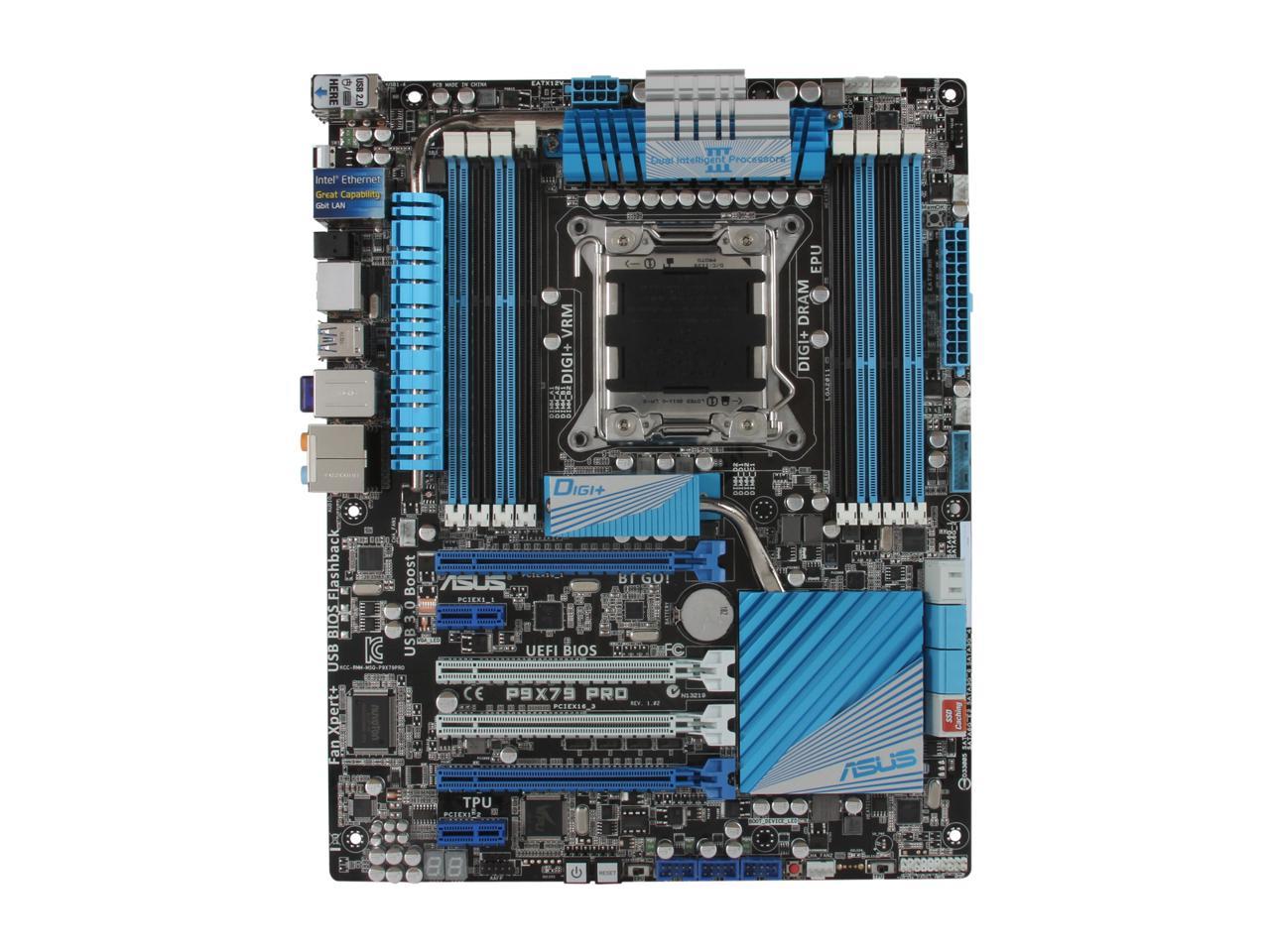 ASUS P9X79 PRO LGA 2011 Intel X79 SATA 6Gb/s USB 3.0 ATX Intel Motherboard with USB BIOS