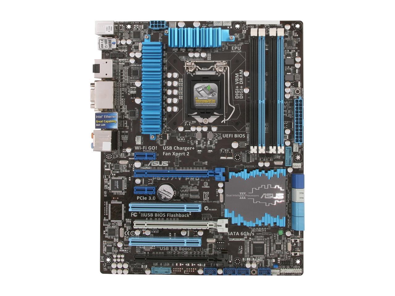 ASUS P8Z77-V PRO LGA 1155 Intel Z77 HDMI SATA 6Gb/s USB 3.0 ATX Intel Motherboard