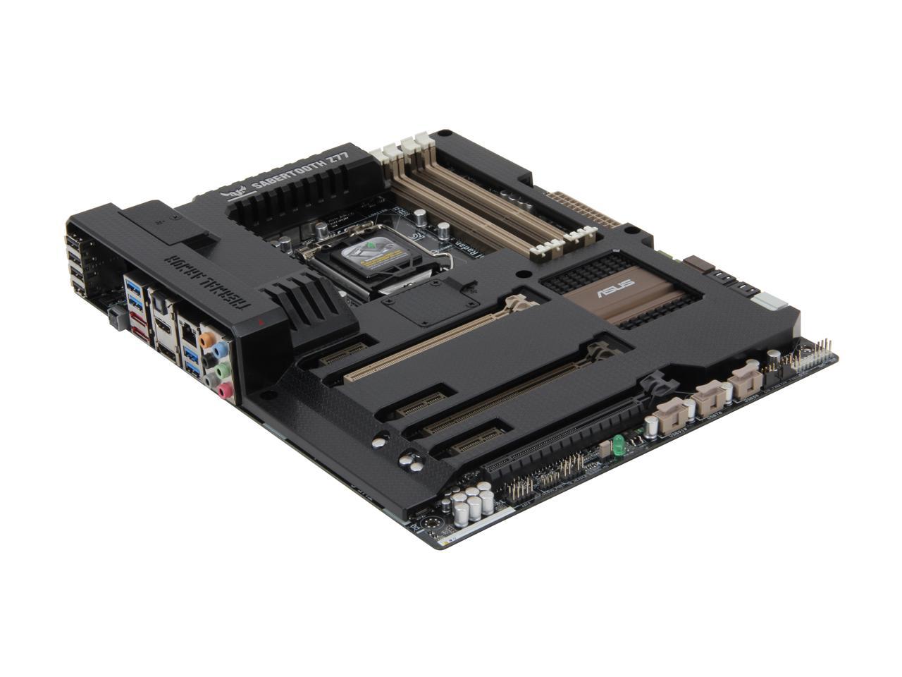 ASUS SABERTOOTH Z77 LGA 1155 Intel Z77 HDMI SATA 6Gb/s USB 3.0 ATX Intel Motherboard