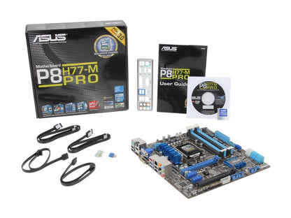 ASUS P8H77-M PRO LGA 1155 Intel H77 HDMI SATA 6Gb/s USB 3.0 Micro ATX Intel Motherboard