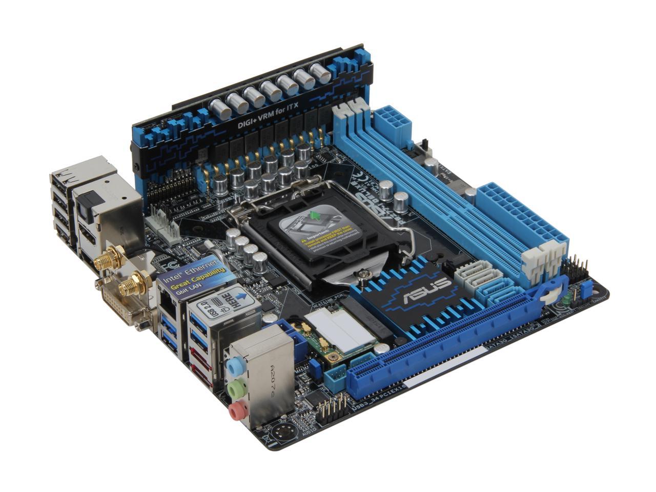 ASUS P8Z77-I Deluxe LGA 1155 Intel Z77 HDMI SATA 6Gb/s USB 3.0 Mini ITX Intel Motherboard with USB BIOS