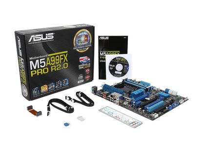 ASUS M5A99FX PRO R2.0 AM3+ AMD 990FX + SB950 SATA 6Gb/s USB 3.0 ATX AMD Motherboard with UEFI BIOS