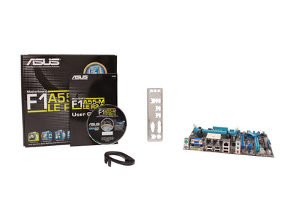 ASUS F1A55-M LE R2.0 FM1 AMD A55 (Hudson D2) Micro ATX AMD Motherboard with UEFI BIOS