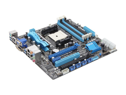 ASUS F1A75-M PRO R2.0 FM1 AMD A75 (Hudson D3) SATA 6Gb/s USB 3.0 HDMI Micro ATX AMD Motherboard with UEFI BIOS
