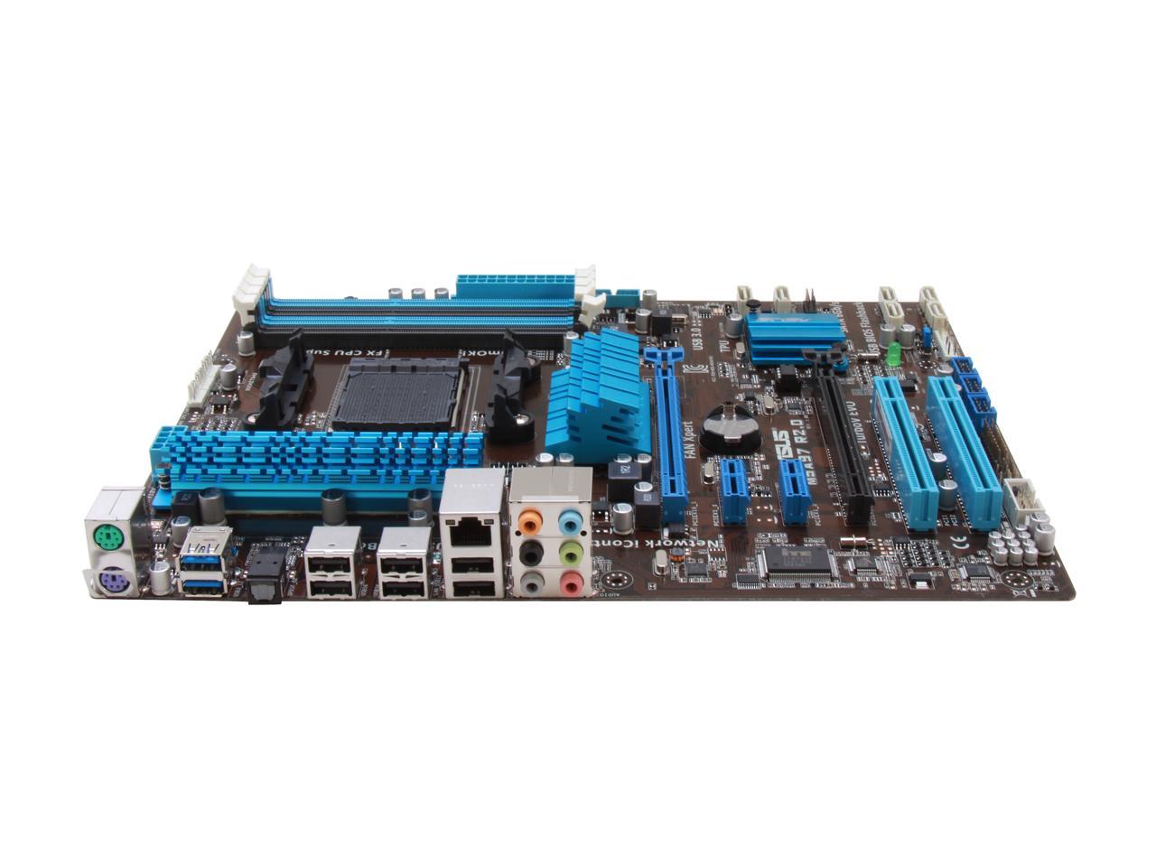 ASUS M5A97 R2.0 AM3+ AMD 970 + SB 950 SATA 6Gb/s USB 3.0 ATX AMD Motherboard with UEFI BIOS