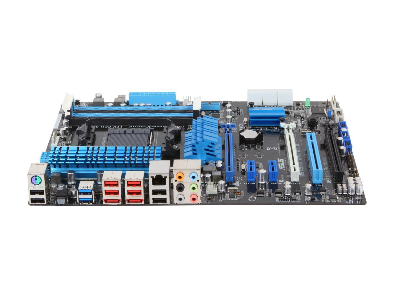 ASUS M5A99X EVO R2.0 AM3+ AMD 990X + SB950 SATA 6Gb/s USB 3.0 ATX AMD Motherboard with UEFI BIOS